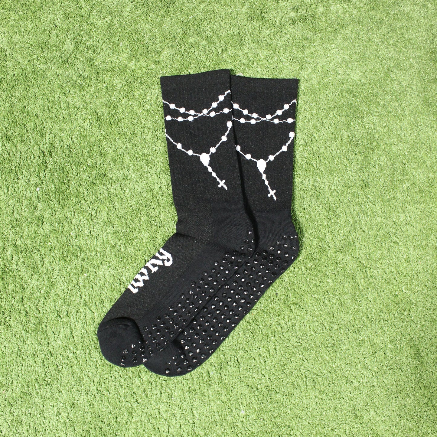 Rosary Grip Socks Bundle (3-Pack) – Black, White & Navy Blue